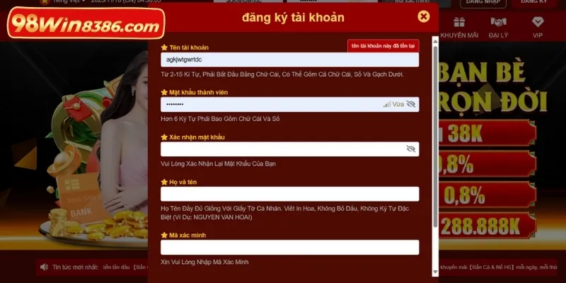 Cách đăng ký tài khoản đơn giản, thực hiện nhanh chóng