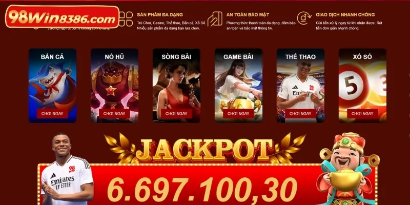 Giao diện hấp dẫn đem tới trải nghiệm cược mượt mà