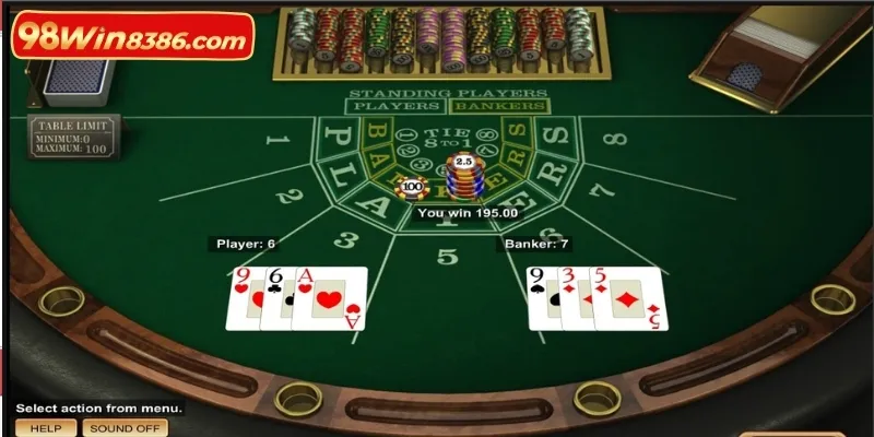 Baccarat là trò chơi đánh bài ấn tượng, không thể thiếu tại các sòng bạc